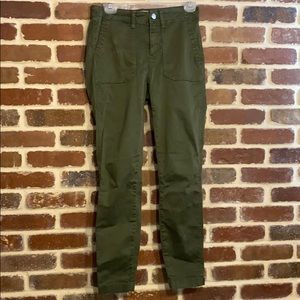 J. Crew skinny chino pants green 26